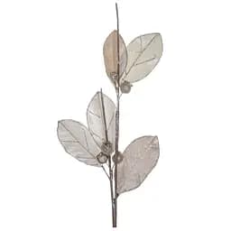 Гілочка декоративна Lefard Магнолія, 87х23 см, світло-сірий (66-020)