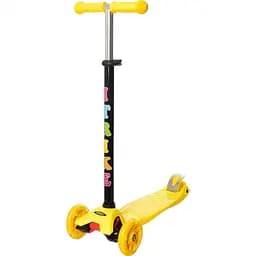 Самокат дитячий iTrike Maxi JR3-003-Y з підсвічуванням