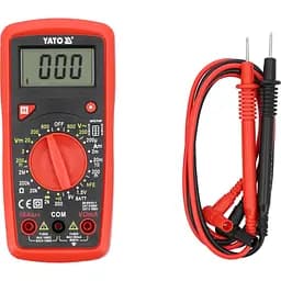 Мультиметр Yato з LCD-дисплеєм і провідниковими контактами (YT-73081) - мініатюра 2