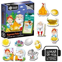 Гра развивающая магнитный театр с аудиосказкой Курочка Ряба, Vladi Toys