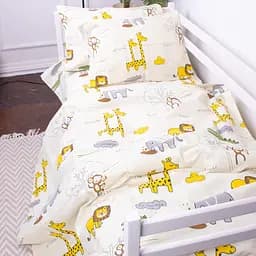 Підковдра на блискавці MirSon Kids Time 17-0132 Lion King, бязь, 210х143 см, бежева - мініатюра 2