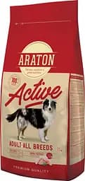 Повноцінний Сухий корм для дорослих активних собак усіх порід ARATON ACTIVE All Breeds 15кг