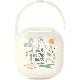 Футляр для пустушки Suavinex A walk in the park білий (308201)