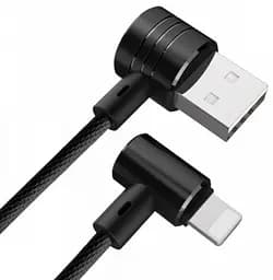 Кабель Baseus USB Lightning угловой CALTX-A01, 120 см