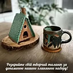 Глиняний набір для творчості Alexes 1 кг: глина для ліплення та моделювання - мініатюра 5