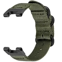 Нейлоновый ремешок Primo Traveller для часов Xiaomi Amazfit T-Rex (A1918)/T-Rex Pro (A2013) Army Green