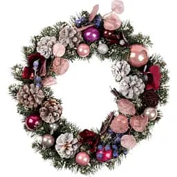 Вінок Novogod'ko Камелия 35 см зелений (904457)