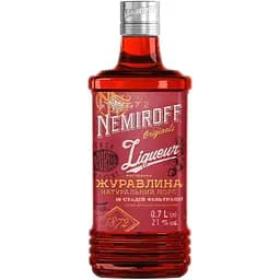 Настоянка Nemiroff Originals Журавлина 21% 0.7 л