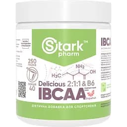 Аминокислота Stark Pharm Stark IBCAA 2-1-1/Vit B6 250 г Grapefruit