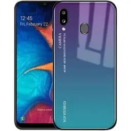 Чохол-бампер Primolux Gradient Glass для Samsung Galaxy A40 2019 (SMA405) Purple