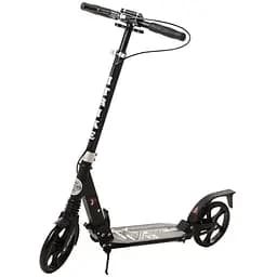 Самокат iTrike городской взрослый 46х13х77-100 см Черный 000223124