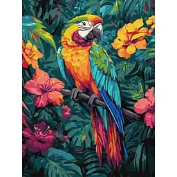 Картина по номерам "Тропічний птах" ©art_selena_ua KHO6675, 30х40 см