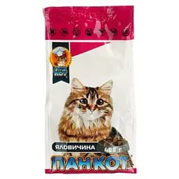 Сухой корм для котов Пан Кот Говядина, 0,4 кг