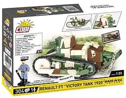 Конструктор COBI танк 1:35 Renault FT Victory Tank 1920 2992 - мініатюра 8