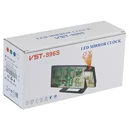 Мережевий проекційний годинник VST 896S-4 цифровий із дзеркальним LED-екраном - мініатюра 6