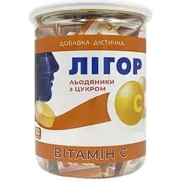 Льодяники з цукром Лігор зі смаком меду та лимону № 50