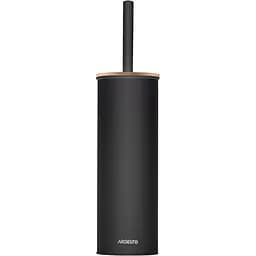 Щітка для унітаза Ardesto Minimalism з підставкою чорна (ARHB3503BB) - мініатюра 3