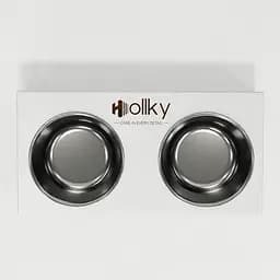 Hollky Base S — миски на підставці для маленьких собак та котів (2 × 0,45 л) - мініатюра 4