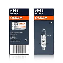 Комплект галогенових ламп OSRAM H1 62150CBB-2HB Cool Blue Boost 5500K 80W 12V P14.5S (2 шт) - мініатюра 2