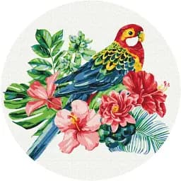 Картина по номерам Brushme Попугай (Размер M) 30x30 см