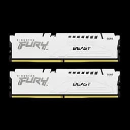 Оперативная память Kingston FURY 64GB (2x32GB) DDR5 6400MHz Beast White (KF564C32BWEK2-64)