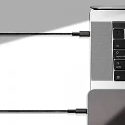 Кабель Baseus Tungsten Gold USB-C to Lightning 2m Black (CATLWJ-A01) [82115] - мініатюра 6