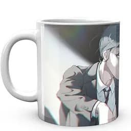 Кружка GeekLand Chainsaw Man Человек Бензопила Аки CM 02.24 330 мл белая