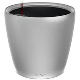Вазон Lechuza Classico Premium LS 35 сріблястий (16068)