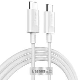 Кабель Baseus Xiaobai Cable Type-C to Type-C 5A 100W 1.5m CATSW-D02 White