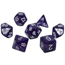 Набор кубиков Pearl 7 Dice Set - Dark Purple , 7 шт. (g7dpearl04)