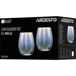 Набір склянок Ardesto Black Mars Zenith низьких 590 мл 2 шт. прозорий (AR2659EL) - мініатюра 4