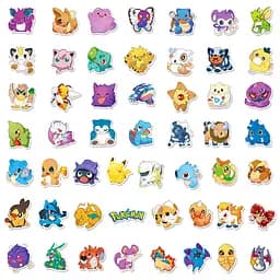 Стікерпак Покемон Набір наклейок GeekLand Pokemon 50 штук - мініатюра 4