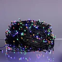 Новорічна гірлянда Різдвяна фея GarlandoPro 100 м 1000 LED чорний дріт Мультиколор CF1000L100MBML - мініатюра 3