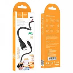 Кабель Hoco X67 Pisces Cable Type-C to Lightning 2,4A 1m black - мініатюра 2