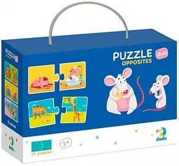 Обучающая игра-пазл "Противоположности" DoDo Toys 300151, 24 элемента