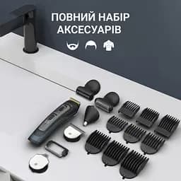 Тример Rowenta Selectium для бороди, вусів, голови, носа, вух і тіла чорний (TN9464E0) - мініатюра 12