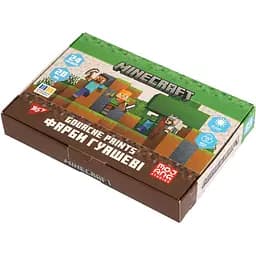 Фарби гуашеві Yes Minecraft 24 кольорів 20 мл (230409)
