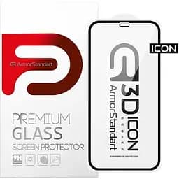 Захисне скло для смартфона ArmorStandart Icon 3D Apple iPhone 14/13/13 Pro Black (ARM60001)