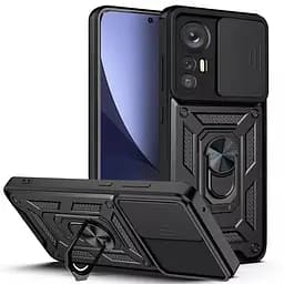 Чохол Ummi Camshield Serge Ring для Xiaomi 12T / 12T Pro Чорний / Black