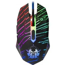 Мышь Defender Dark Agent GM-590L черная USB оптическая 1200-7200 dpi 60 IPS подсветка 5 кнопок 1.5 м