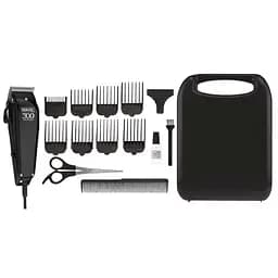 Moser Машинка для стрижки Wahl Home Pro 300, мережа, вібраційний мотор, насадок-10, кейс, масло та ножиці у компл., сталь, чорний - мініатюра 2