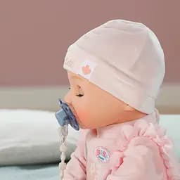 Пустушка для ляльки Baby Born на кліпсі блакитна (838679-1) - мініатюра 4
