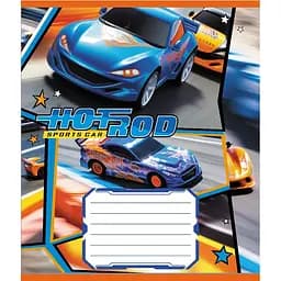 Зошит учнівський "Супертрак" 018-530353K-5 в клітинку, 18 аркушів