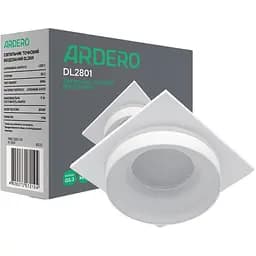 Светильник точечный Ardero DL2801 MR16 квадрат белый (80212)
