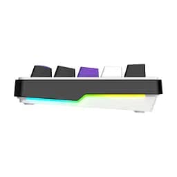 Клавіатура Hator Hellyberry HK60 Mechanical Linear RGB Wireless/Bluetooth/USB UA White/Violet (HK60_wireless) - мініатюра 5