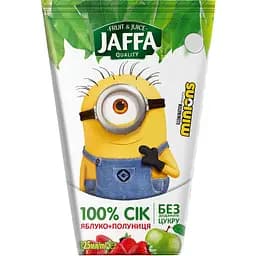 Сок Jaffa Minions Яблочно-клубничный без сахара 125 мл