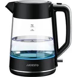 Электрочайник Ardesto 1.7 л Otter стекло черный kuh0015356