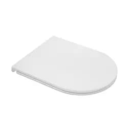 Унітаз підвісний Kroner Armada WHI513636 RIMLESS безобідковий з сидінням Slim Duroplast / Soft-close / Quick relase (KA513636WHIR), Білий - мініатюра 11