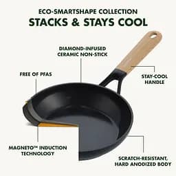 Сковорода GreenPan Eco Smartshape Lightwood 28 см (CC006447-001) - мініатюра 5