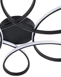 Люстра Goldlux 331823 Fiore XL LED 1x42W 4000K 5500Lm IP20 чорна - мініатюра 2